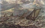 Abraham Paintings - Rough Sea by Abraham van Beyeren